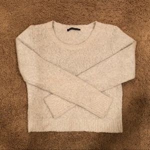 Brandy Melville white knit sweater